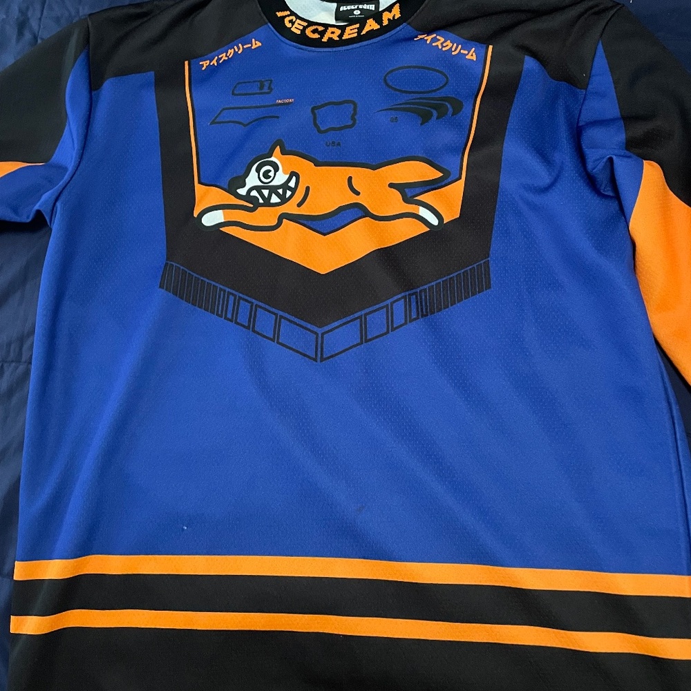 Billionaire boys club ice cream jersey plus ski mask and beanie